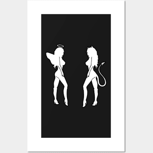 Sexy Girls - Good and Evil Posters and Art